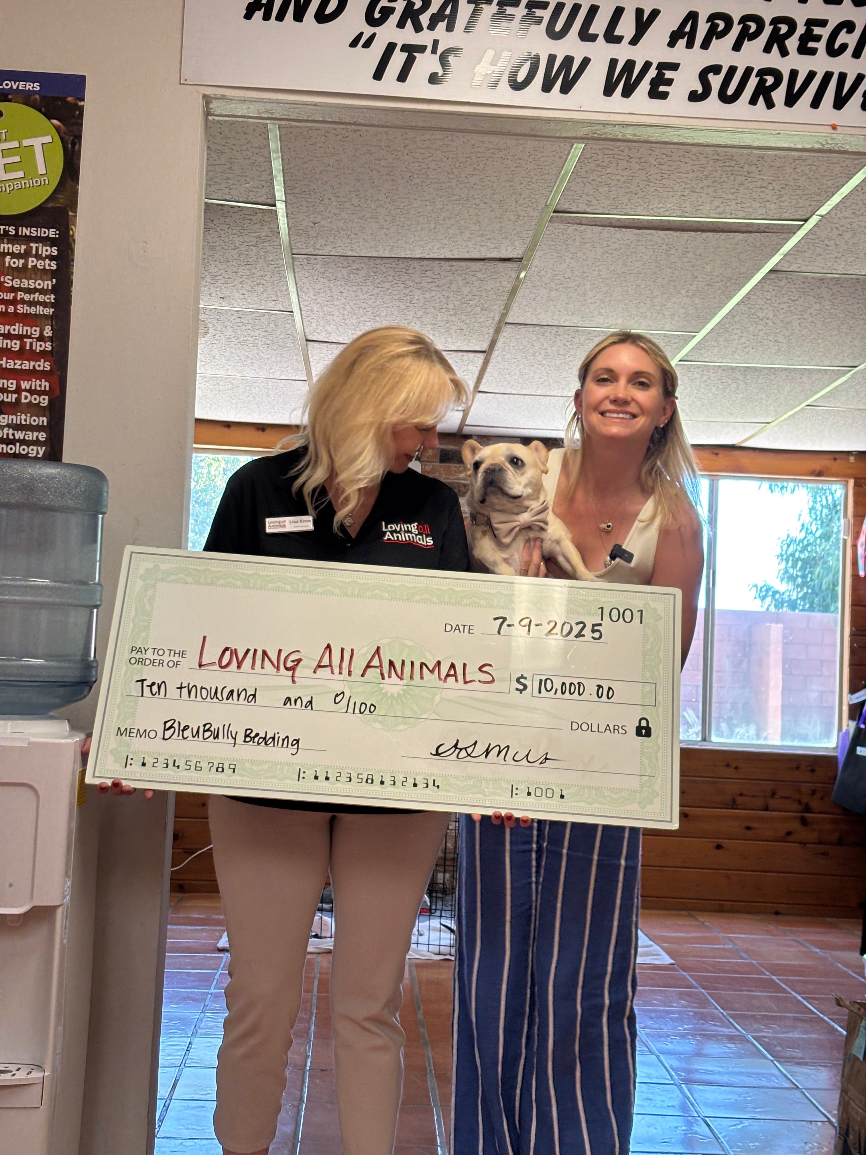 An Update on Our First Donation to Loving All Animals