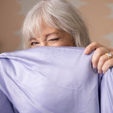 Sateen Duvet Cover in Dream Blue