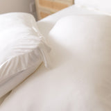 Jersey Knit Pillowcase Set in Cloud White