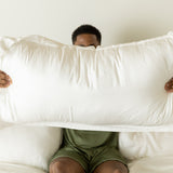 Sateen Sham Set in Cloud White