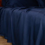 Sateen Sheet Set in Deep Sleep