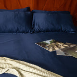 Sateen Duvet Cover in Deep Sleep