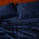 Sateen Duvet Cover in Deep Sleep