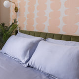 Sateen Sheet Set in Dream Blue