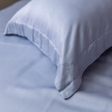 Sateen Sham Set in Dream Blue