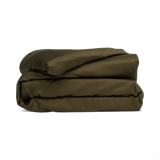Sateen Duvet Cover in Forest Green