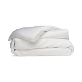 Sateen Duvet Cover in Ivory White