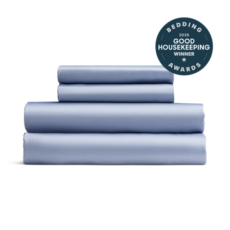 Sateen Sheet Set in Dream Blue