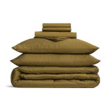 Sateen Bundle in Forest Green