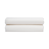 Sateen Sham Set in Ivory White