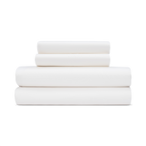 Sateen Sheet Set in Ivory White