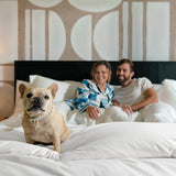 Sateen Duvet Cover in Ivory White